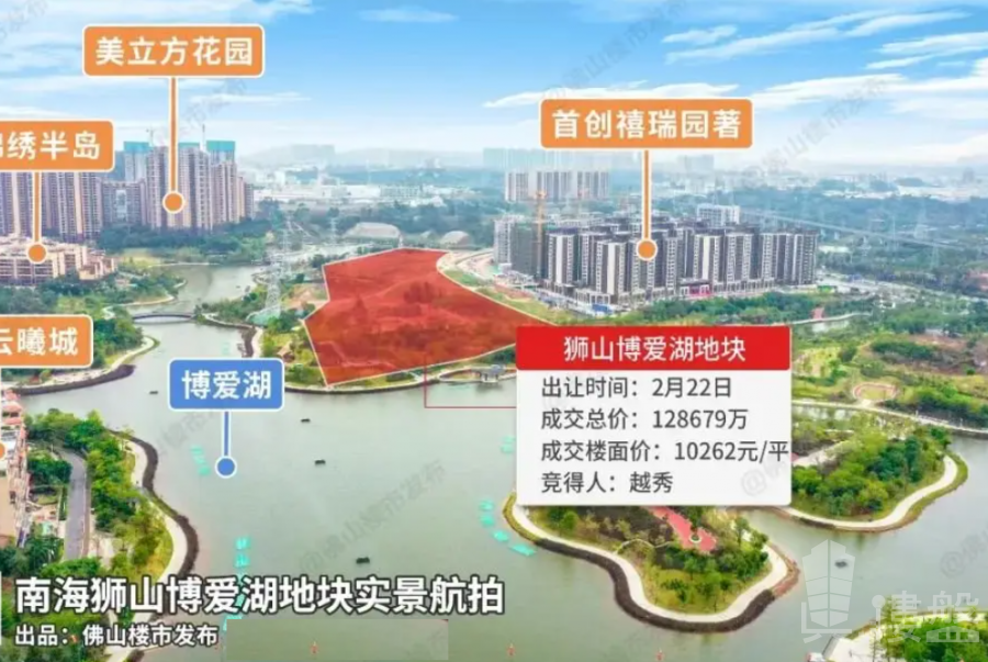 佛山越秀博爱湖，首期5万(减)，香港银行按揭，最新价单